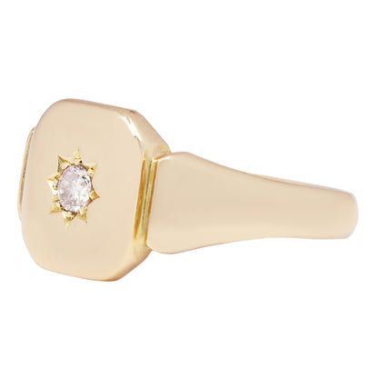 Vintage Diamond Star Signet