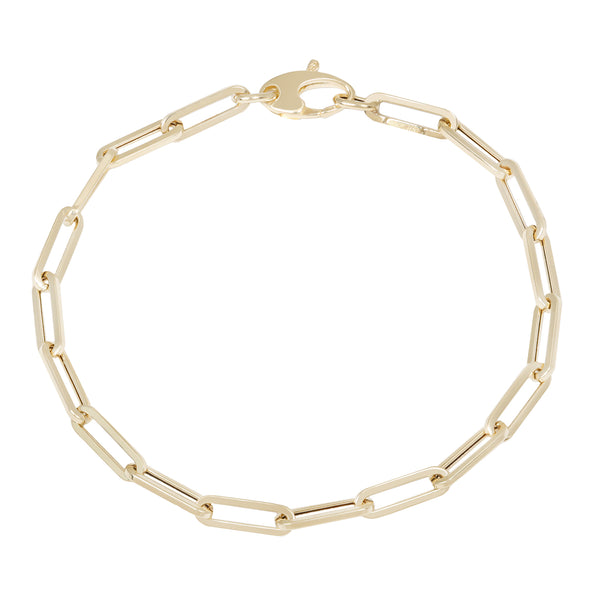 Golden Horizon Paperclip Bracelet – ESQUELETO