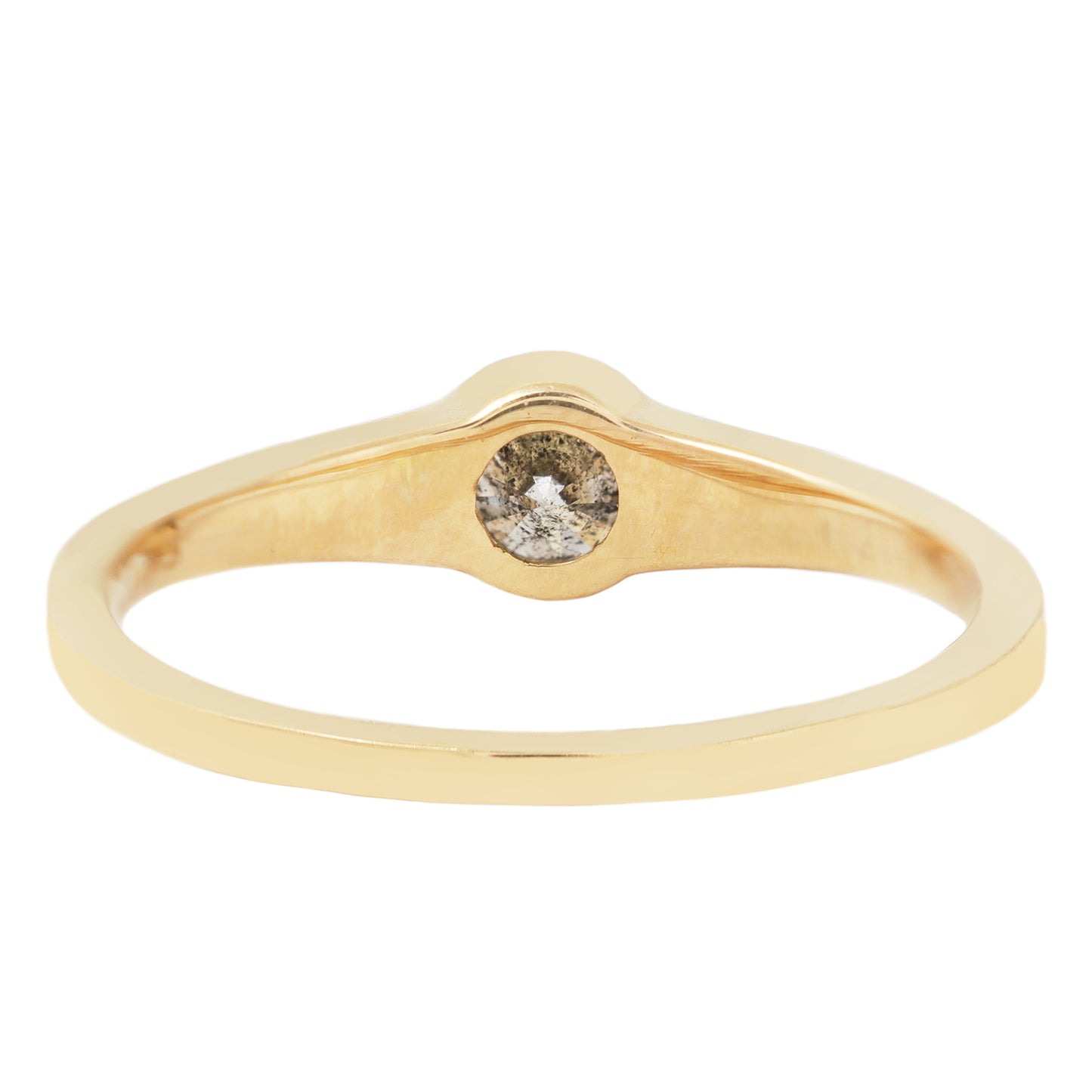 Salt & Pepper Diamond Eclipse Ring