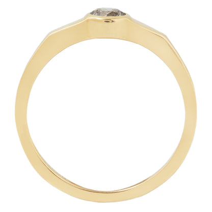 Salt & Pepper Diamond Eclipse Ring