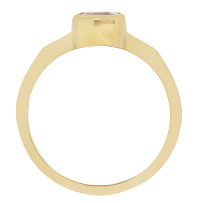 Garnet Cushion Ring