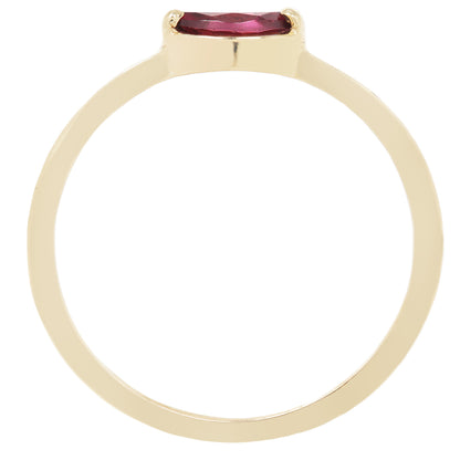 Garnet Marquise Ring