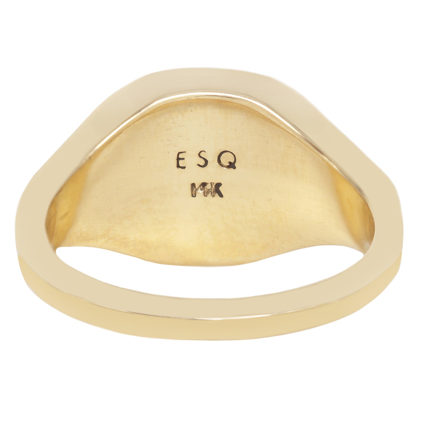 Square Gold Signet Ring