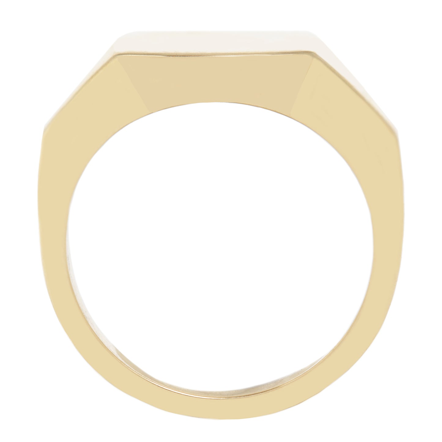 Square Gold Signet Ring