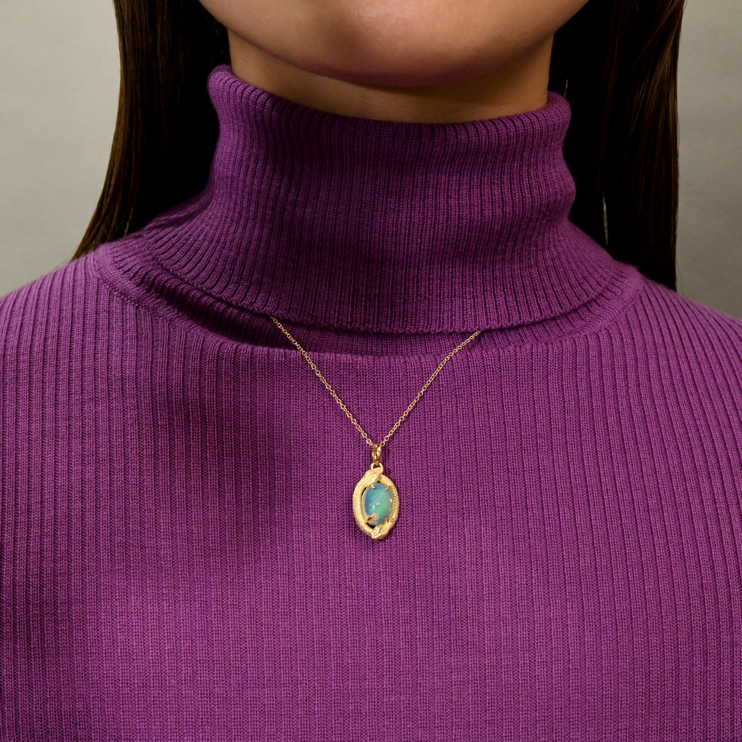 Double Ouroboros Necklace