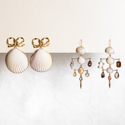 Layered Victorian Drop Earrings