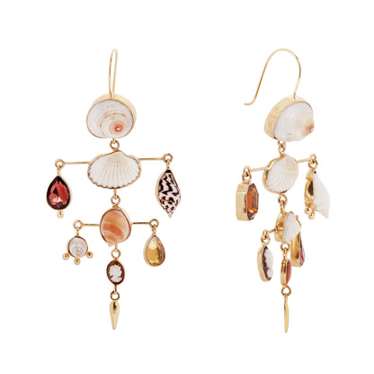 Layered Victorian Drop Earrings