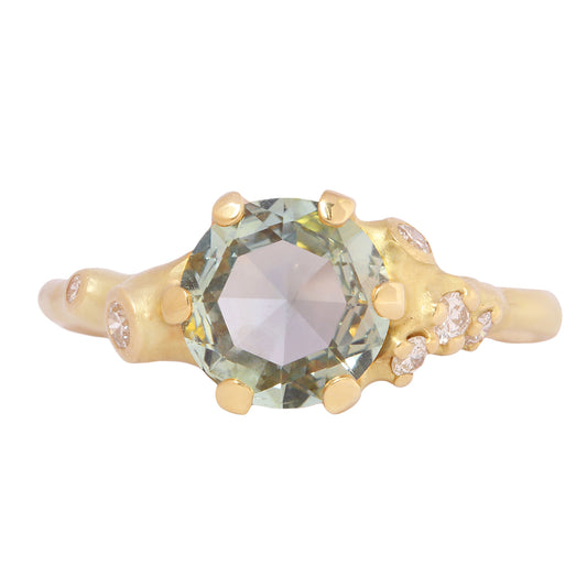 Montana Sapphire Tideworn Cluster Ring