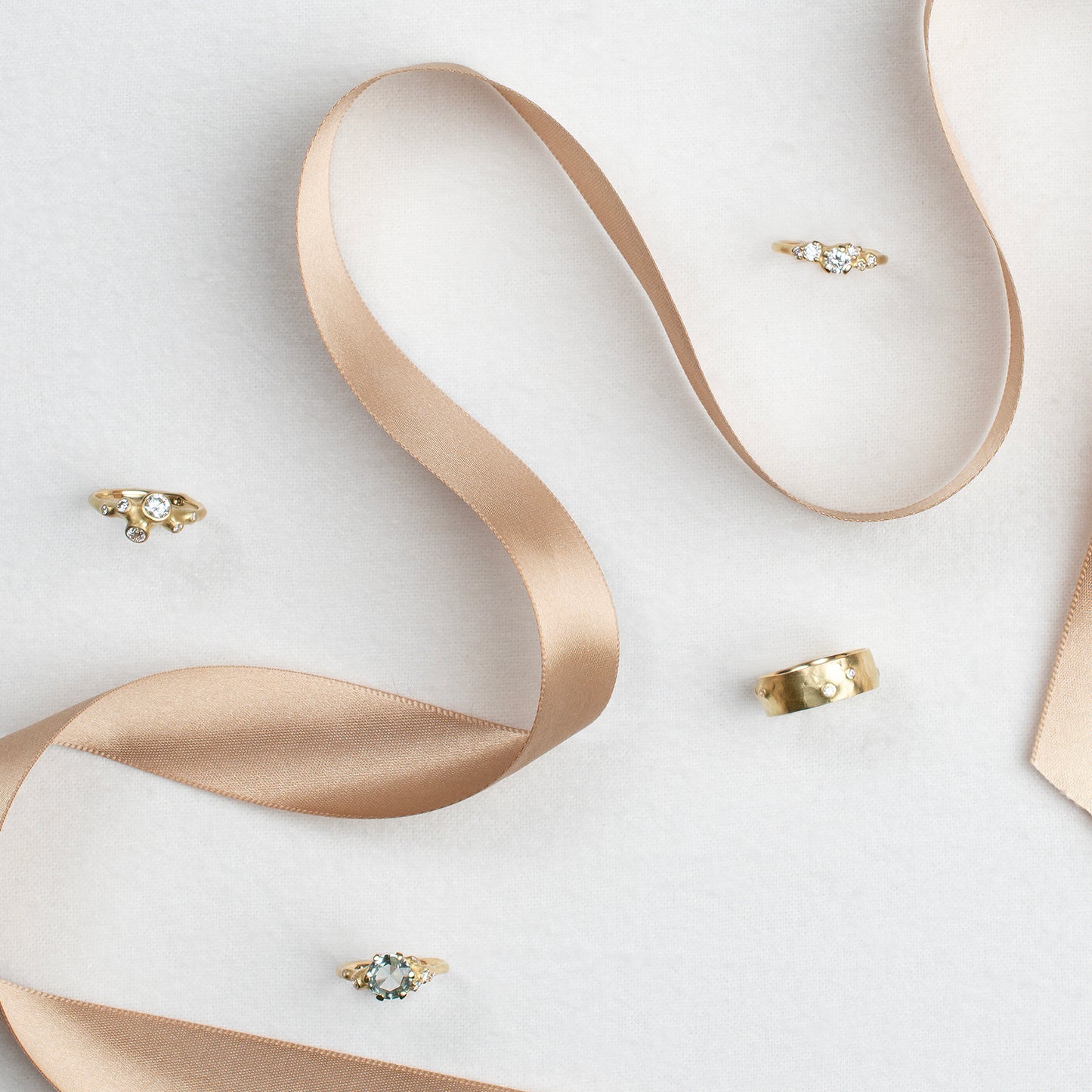 Seven Barnacle Diamond Ring