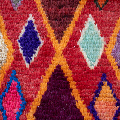 Multi Color Diamond Moroccan Runner
