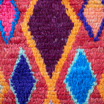 Multi Color Diamond Moroccan Runner