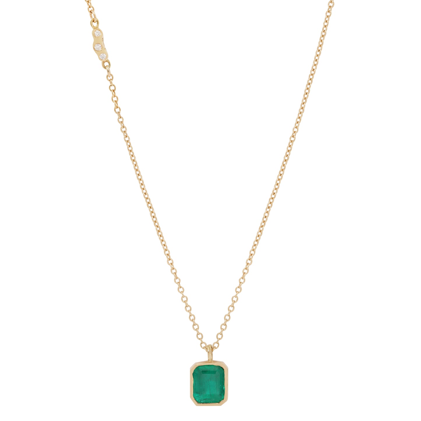 Nova Green Emerald Necklace