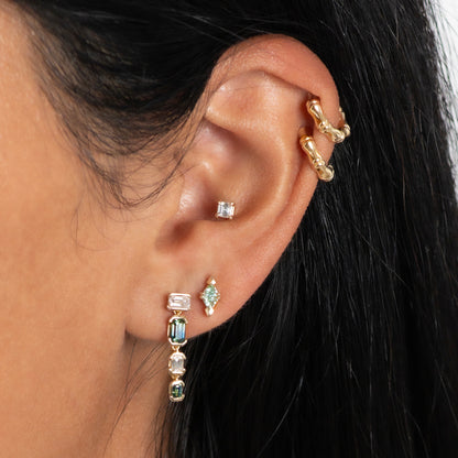 Mirrored Triad Earrings