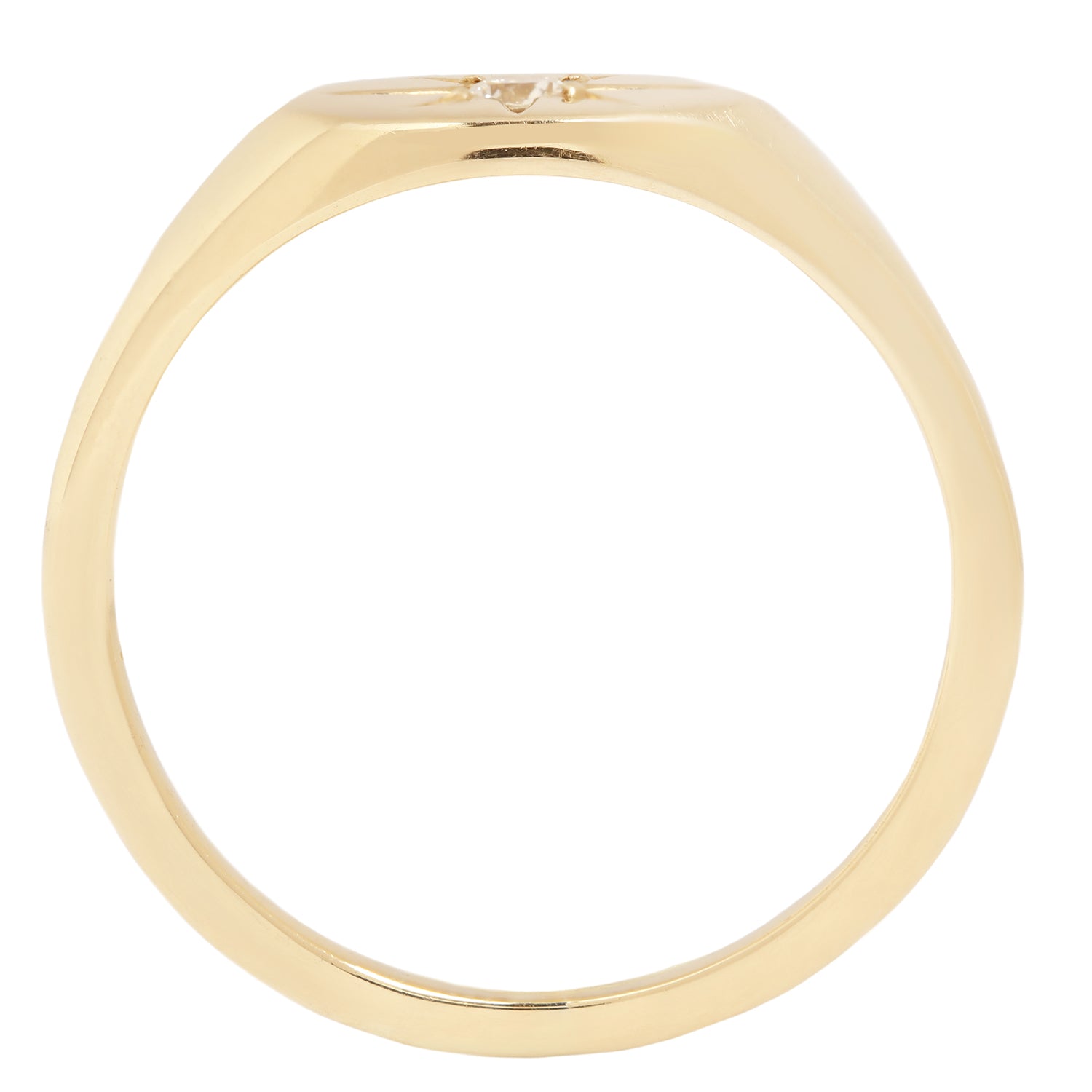 ladha - Gold ring on a white background
