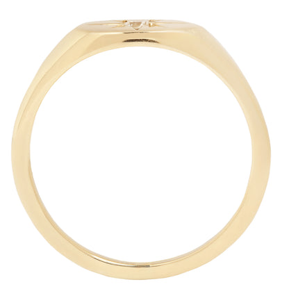 ladha - Gold ring on a white background