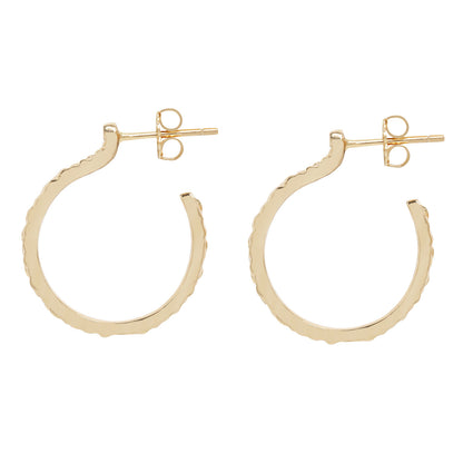 Small Gold Stingray Hoops