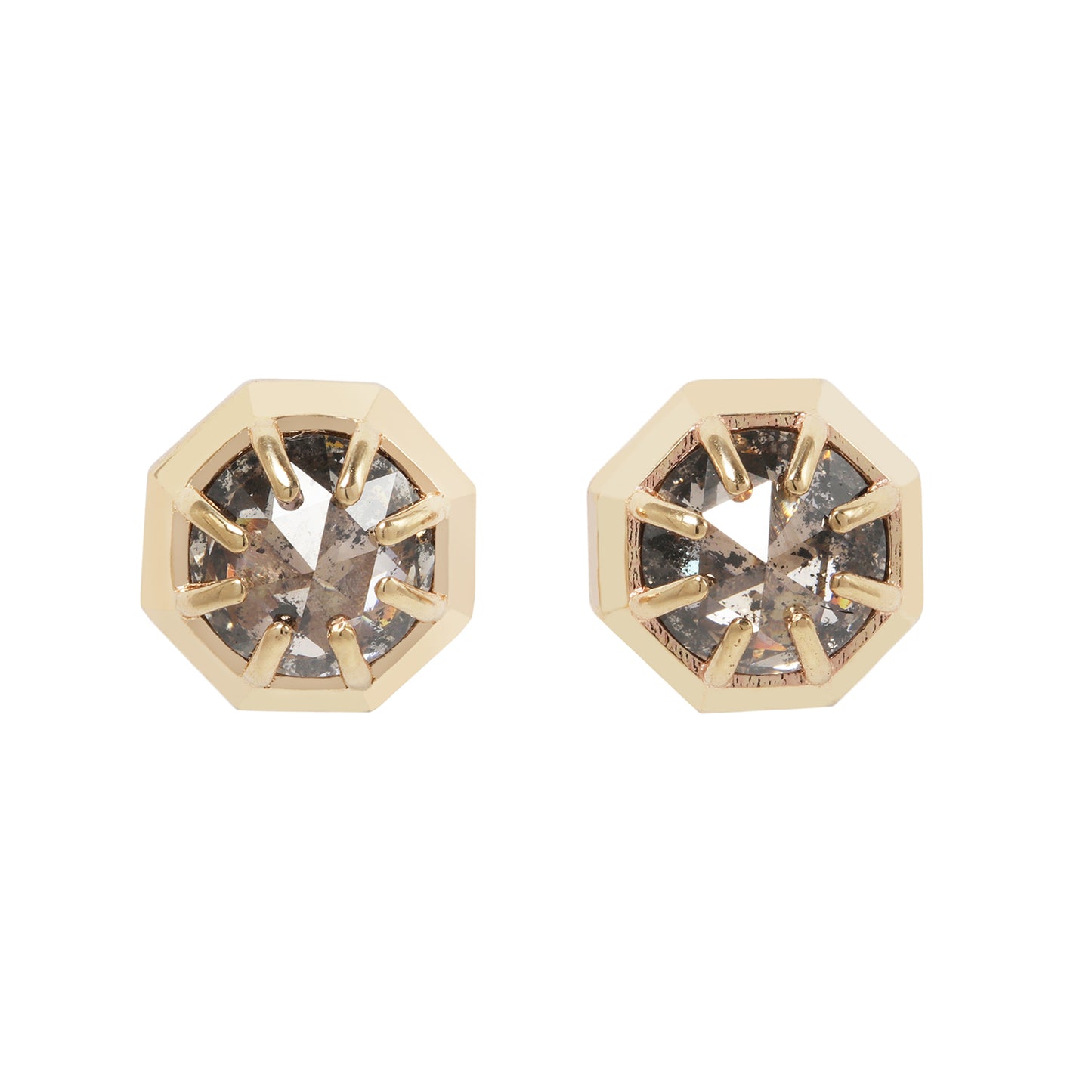 Galaxy Diamond Octagon Studs