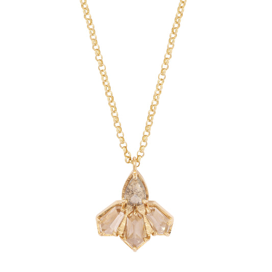 Desert Flower Diamond Necklace