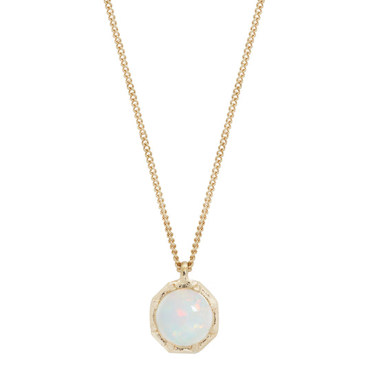 Opal Octagon Necklace