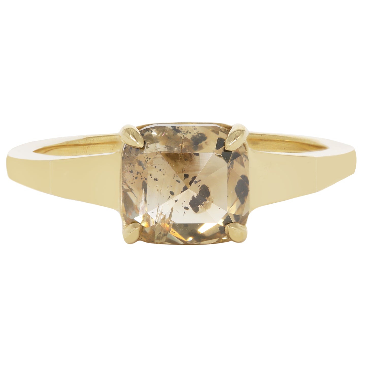 Speckled Champagne Diamond Ring