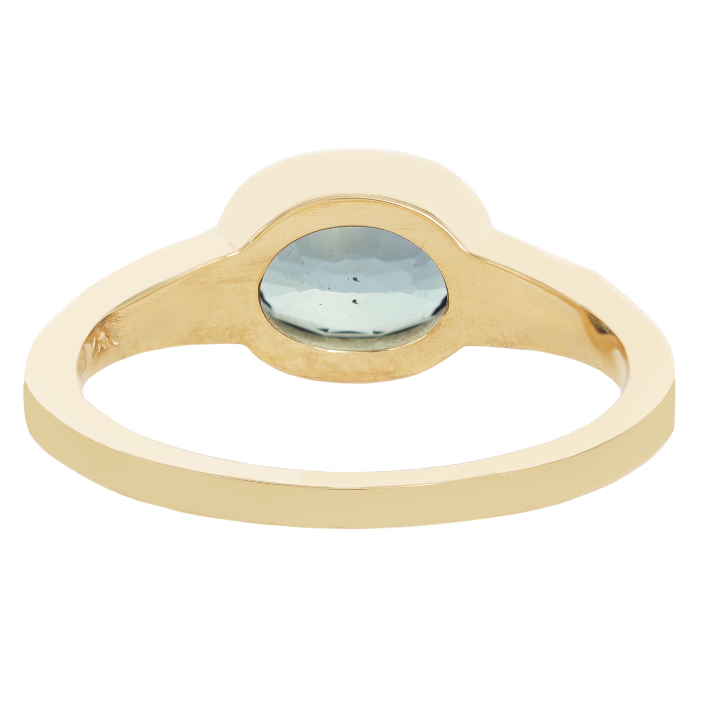 Mystic Teal Sapphire Ring