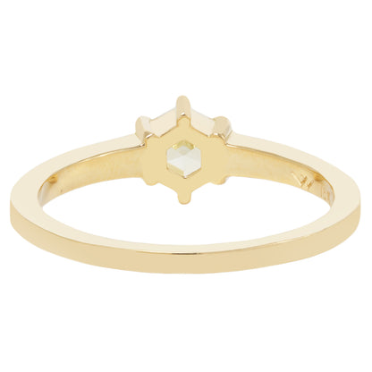 Golden Star Diamond Ring