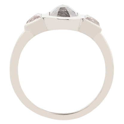 Lunar Trio Diamond Ring