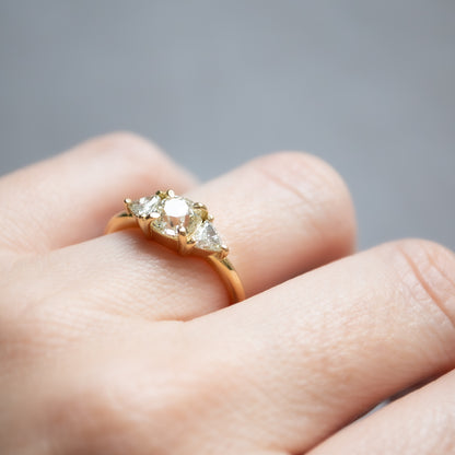 Sweet Trio Diamond Ring