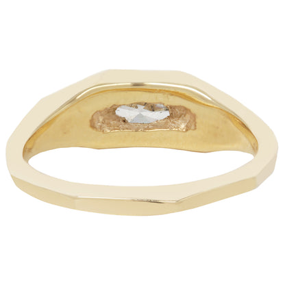 Misty Eye Marquise Signet Ring