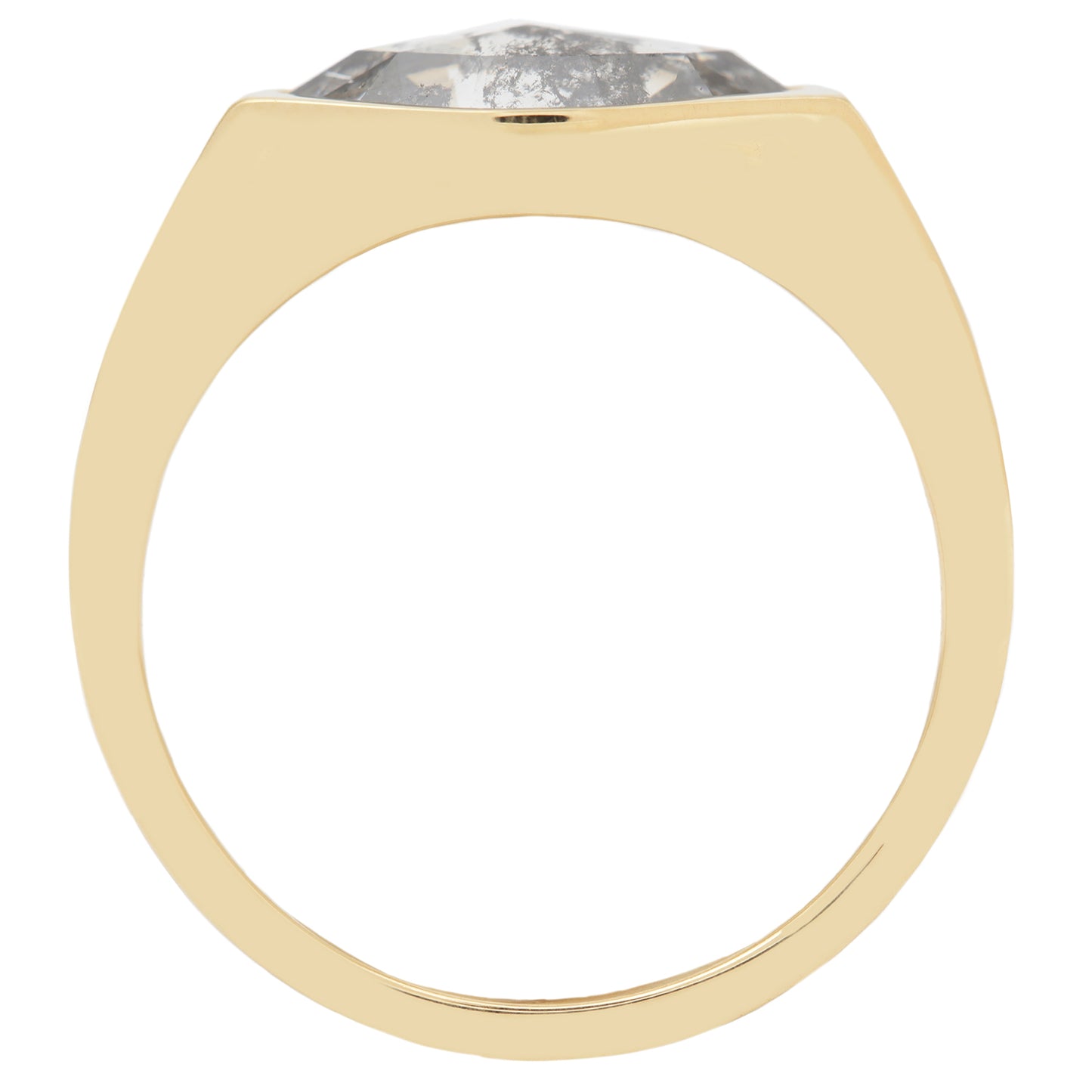 Stormy Diamond Marquise Ring