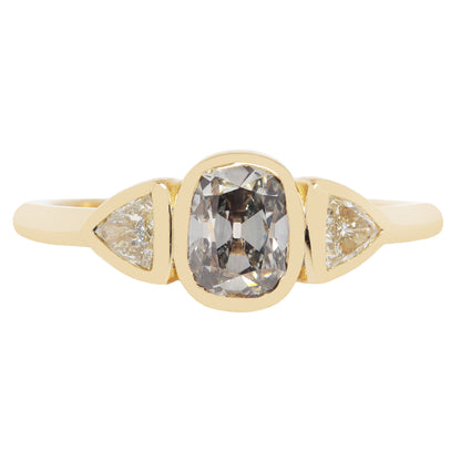 Champagne Sparkle Trio Ring