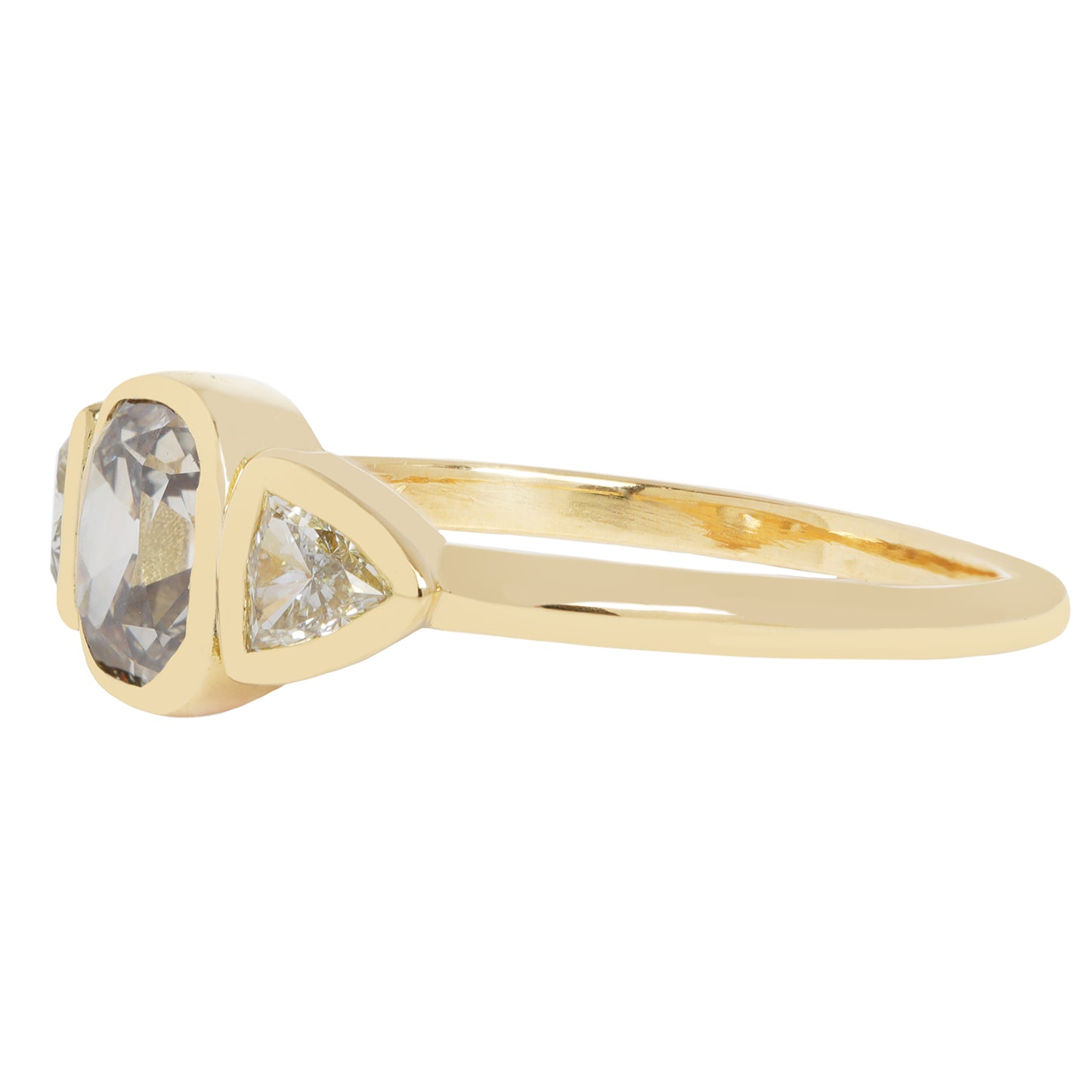 Champagne Sparkle Trio Ring