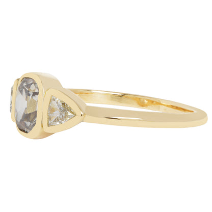 Champagne Sparkle Trio Ring