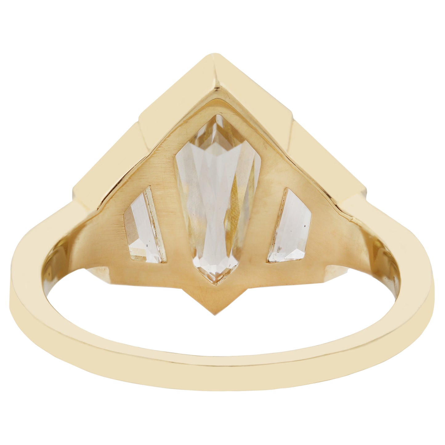 Prism Diamond Shield Ring
