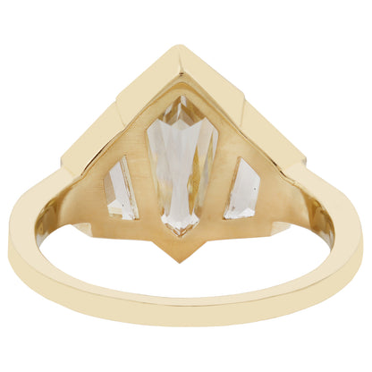 Prism Diamond Shield Ring