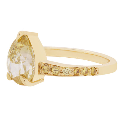Canary Diamond Radiance Ring
