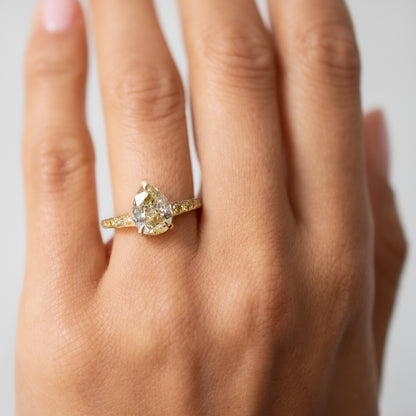 Canary Diamond Radiance Ring