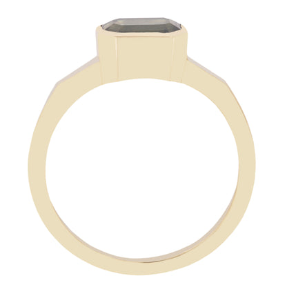 Deep Lagoon Sapphire Deco Ring