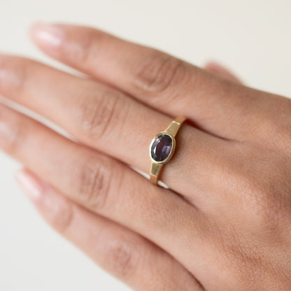 Aurora Sky Sapphire Mojave Ring