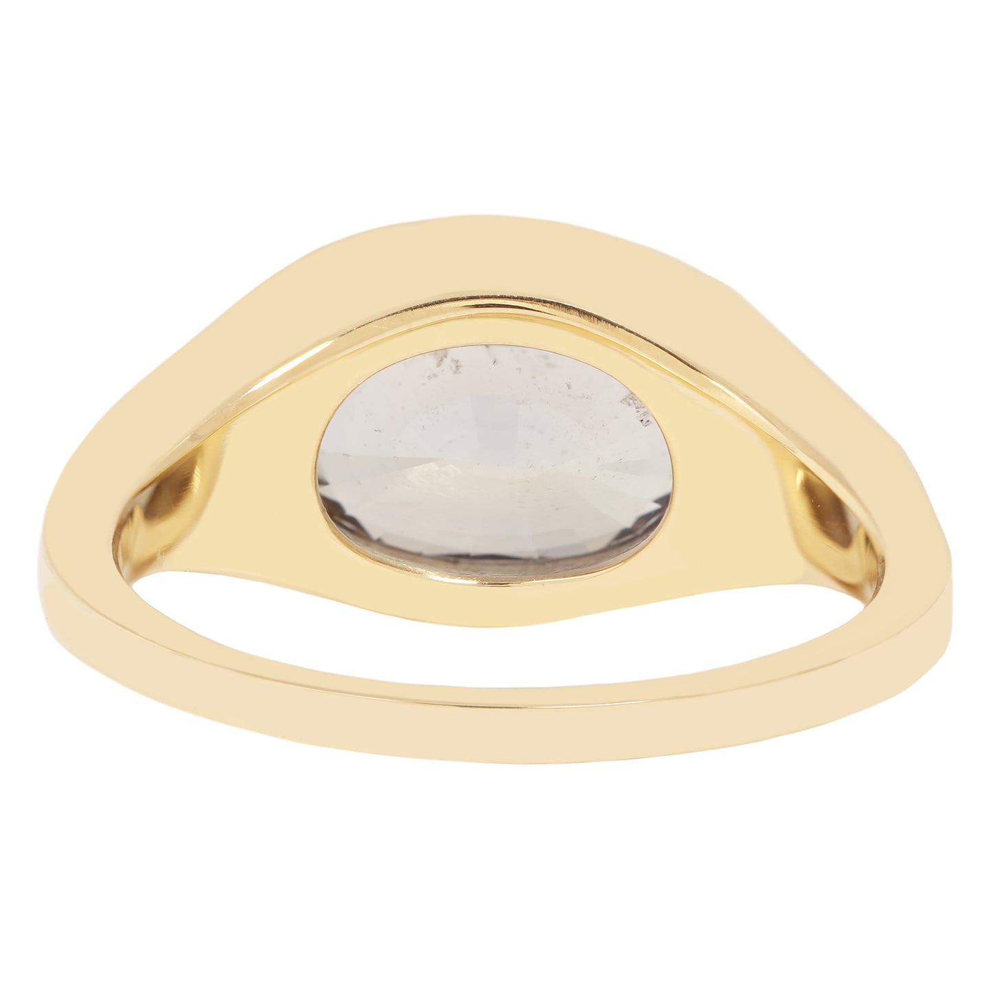 Night Sky Sapphire Signet Ring