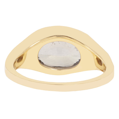 Night Sky Sapphire Signet Ring
