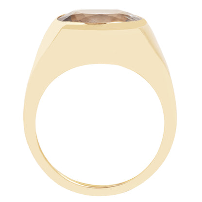 Night Sky Sapphire Signet Ring