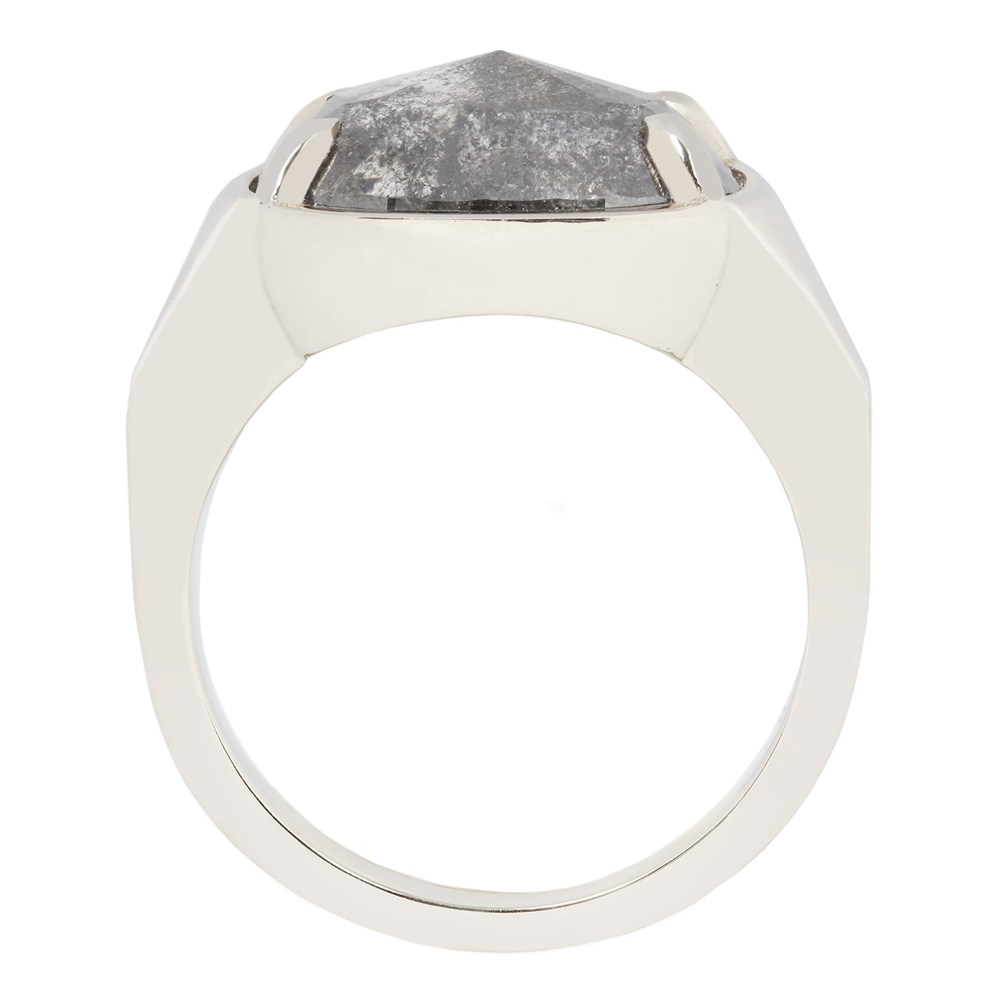 Lunar Diamond Empire Ring