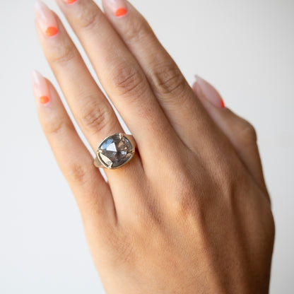 Lunar Diamond Empire Ring