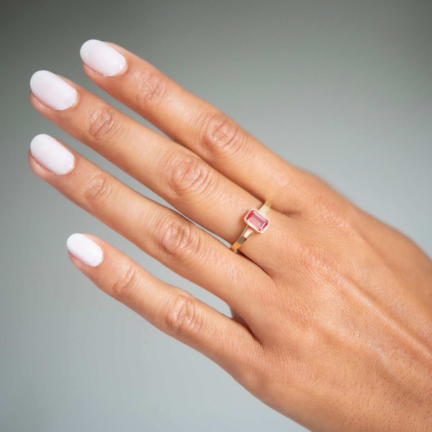 Sunset Sapphire Ring