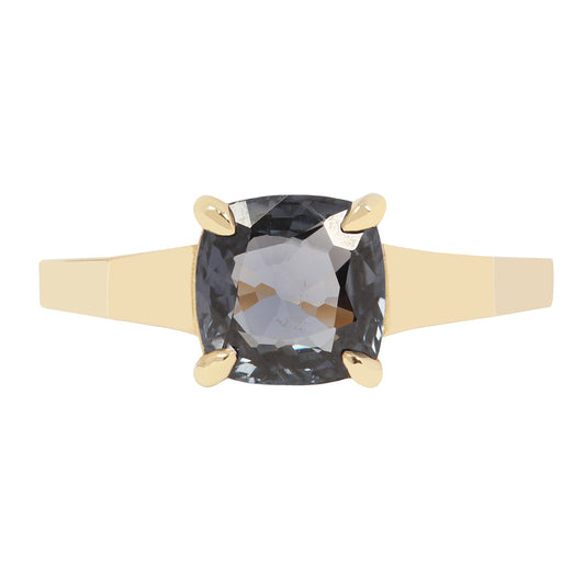 Dark Indigo Spinel Ring
