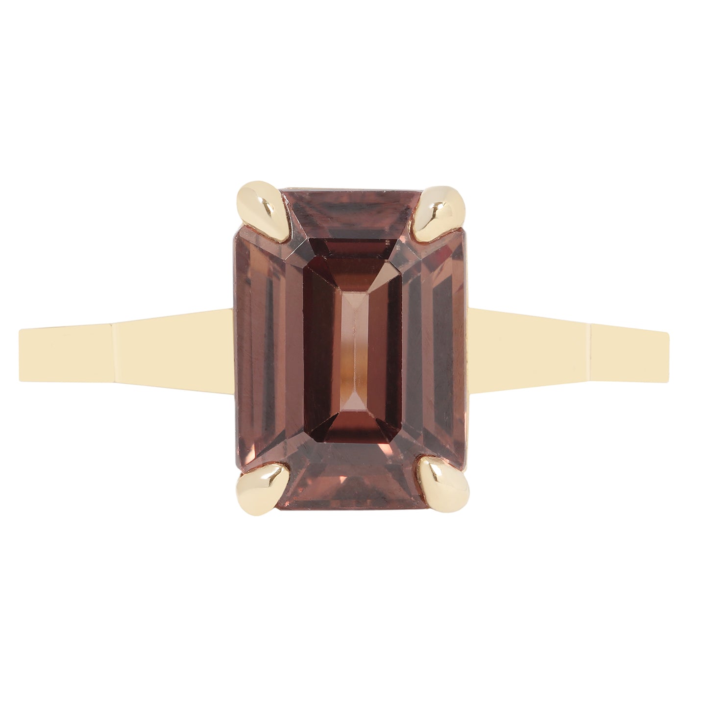 Dark Maroon Sapphire Ring