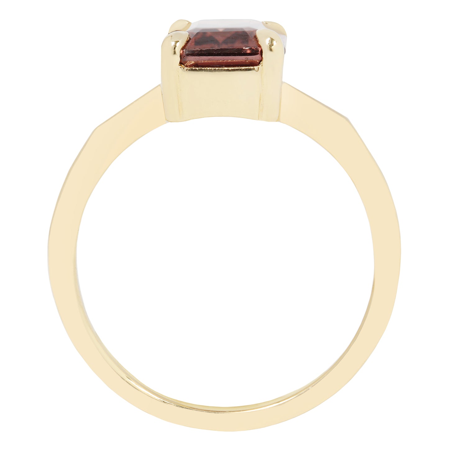 Dark Maroon Sapphire Ring