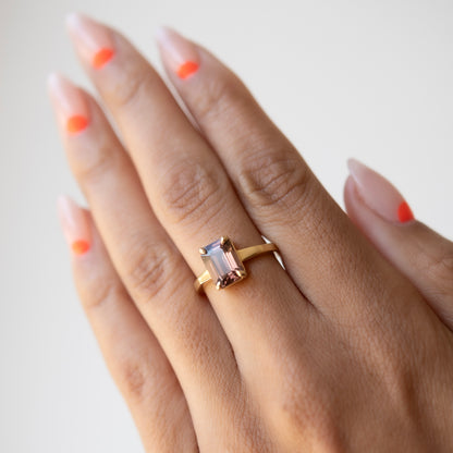 Dark Maroon Sapphire Ring