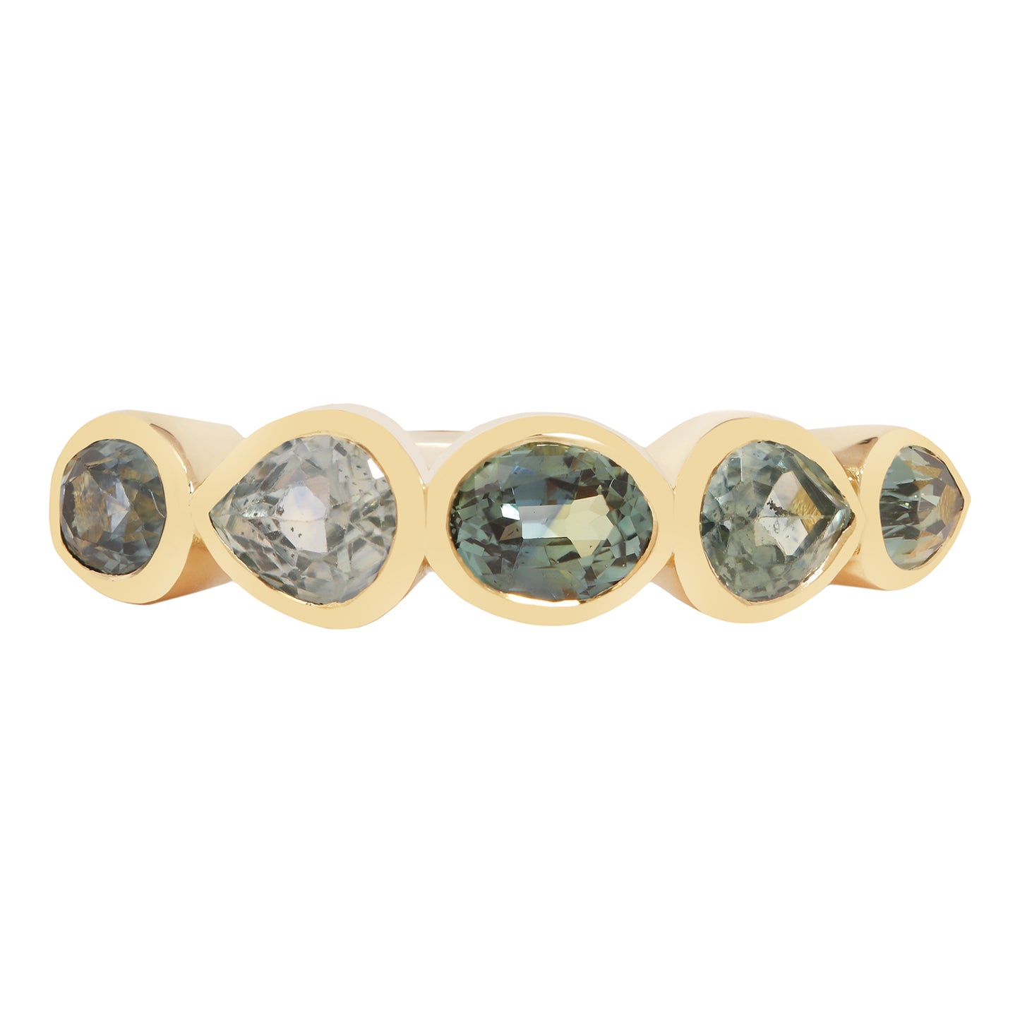 Azure Sapphire Stacking Band